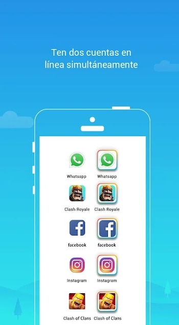 La app permite duplicar diferentes