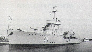 La cañonera Paraguay que el