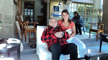 Ingrid junto a Gabo en