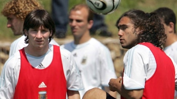 Lionel Messi y Juan Pablo