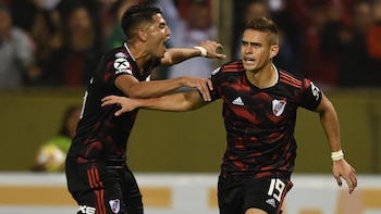 Exequiel Palacios y Rafael Santos