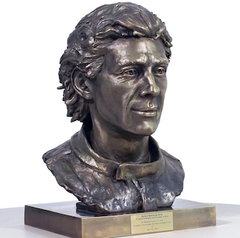 “My Ayrton”, la escultura que