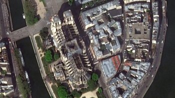 La primera foto satelital de