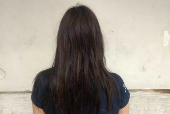 Foto de espaldas de Heidi (Crédito: @NdTijuana)