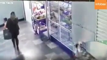 Video del momento en que