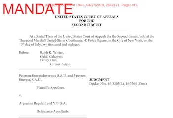 La caratula del fallo de Cámara. Foto: Sebastián Maril