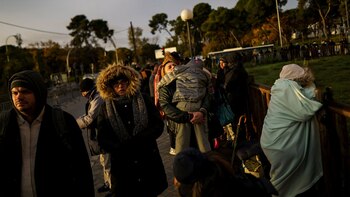 Solicitantes de asilo cerca de