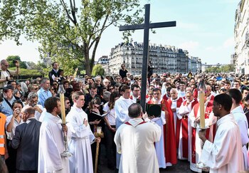 (Photo by STEPHANE DE SAKUTIN