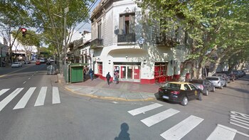 La esquina de avenida Caseros