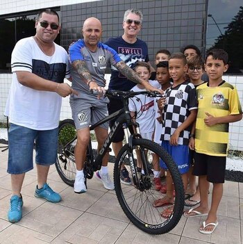 Jorge Sampaoli con su nueva