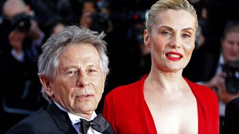 El director Roman Polanski y su esposa, Emmanuelle Seigner, en la alfombra roja de la 66ª edición del Festival de Cannes, en 2013 (Reuters)