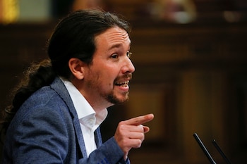 El líder de Podemos, Pablo