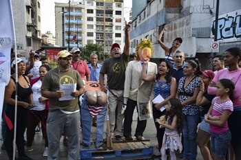 Simpatizantes chavistas usaron la imagen