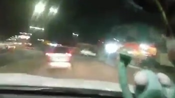 El conductor de la camioneta