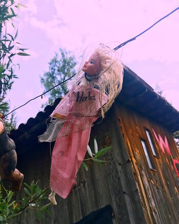 Algunos visitantes deciden llevar su