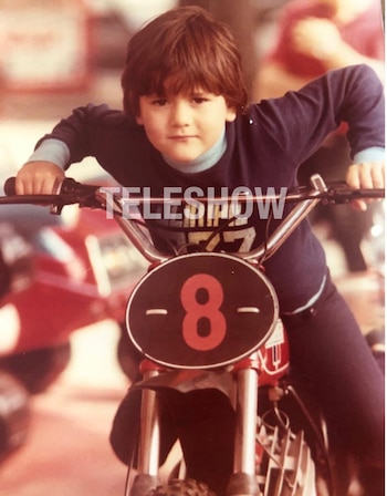 Christian Sancho andando en bicicleta