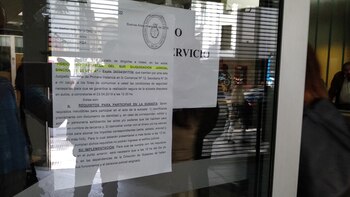 El documento que anunciaba los