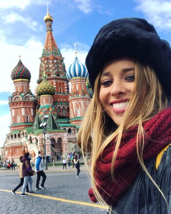 Saravia también visitó Moscú, la