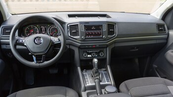 El interior de la Volkswagen