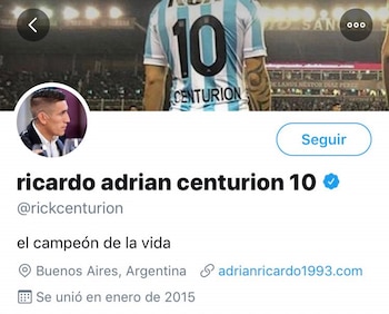 Ricardo Centurión cambió su foto