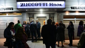 El velatorio del actor y