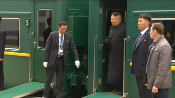 Kim Jong-un llegó a Rusia