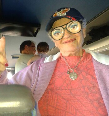 Lentes de fantasía y un