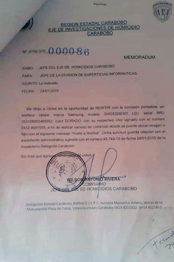 El expediente que emitió el