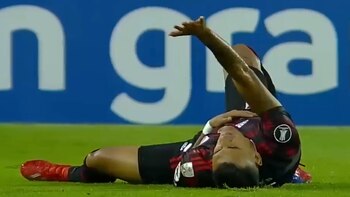 Suárez sufrió un esguince en