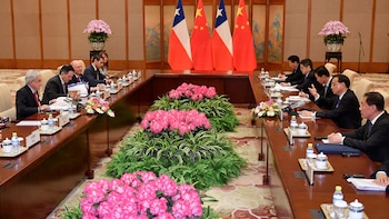 Sebastian Piñera en China (EFE)