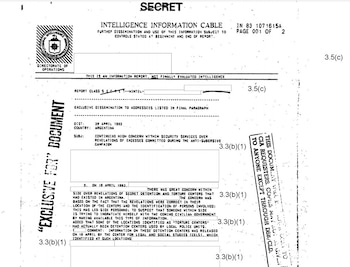 El informe detallaba la “enorme