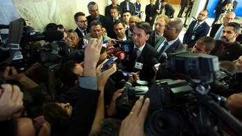 El presidente brasileño Jair Bolsonaro