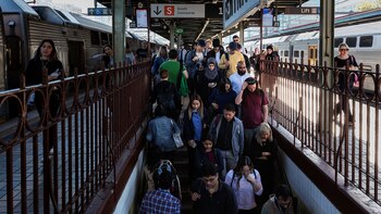La estación central en Sídney,
