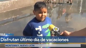 Se encontraba disfrutando del agua en una fuente (Foto: Multimedios)