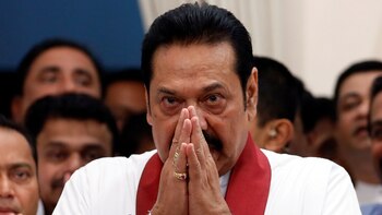 Mahinda Rajapaksa, presidente de Sri