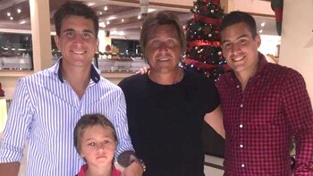 Julio César Toresani y una