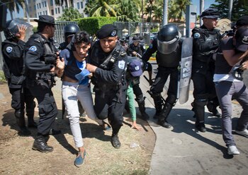 Represión en Nicaragua (gentileza La