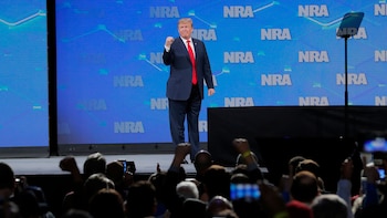 Trump dio un encendido discurso