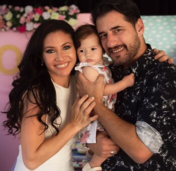 Adabel Guerrero y Martín Lamela