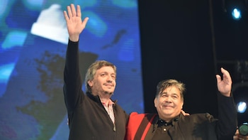 Máximo Kirchner se mostró hoy