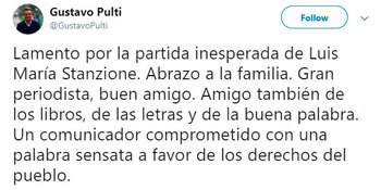 El ex intendente Gustavo Pulti