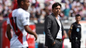 Marcelo Gallardo dio la lista de convocados para el partido ante Inter de Porto Alegre (Fotobaires)