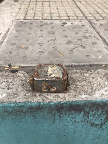 El objeto usado para romper