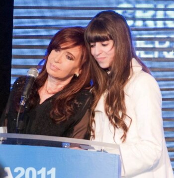 Cristina y Florencia Kirchner