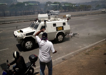 Los vehículos chinos adquiridos por el régimen de Maduro en 2017 fueron los encargados de liderar la represión