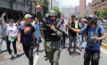 Un miembro de la Guardia