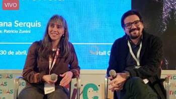 Adriana Serquis habló en stand