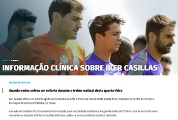 El parte médico que publicó