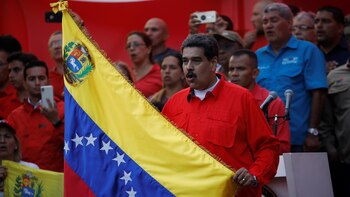 Nicolas Maduro en un acto