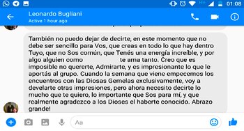 Chat de Facebook de Bugliani